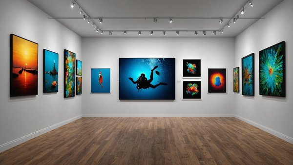 Plongez dans l'univers vibrant de la galerie d'art en ligne