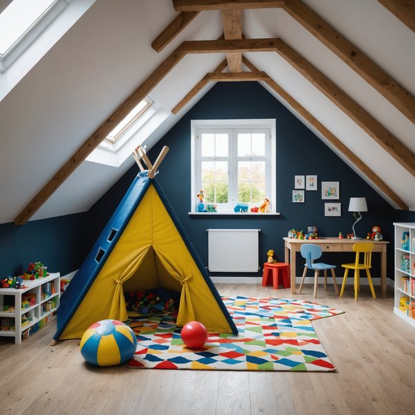 Comment aménager un espace de loisirs pour enfants dans un grenier aménagé?