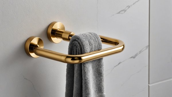 Porte serviette doré : élégance et praticité pour votre salle de bain